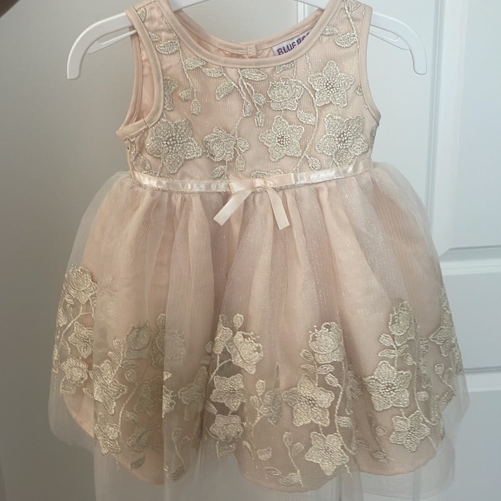 Blueberi Boulevard Baby Girl Party Dress